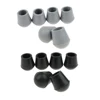 6pcs Round Bottom Rubber Tip For Triangle Cane Stool Crutches Chair 3/4" 1