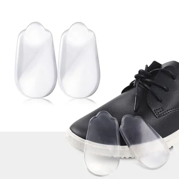 

5 Pairs of Heel Pads Durable Gel Self-adhesive Portable Transparent Shock Absorbing Insoles O/X-type Legs Orthotics Foot Care Pr