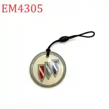 125 кГц RFID перезаписываемая пустая карта мультфильм автомобильные логотипы брелок EM4305 T5577 значок жетон бирка в виде брелка для ключей кольцо 1 шт