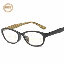 Новинка! прогрессивные многофокусные женские очки для чтения с оправой из поликарбоната, дальние близкие к многофокусным, анти-синие очки для чтения, очки для дальнозоркости