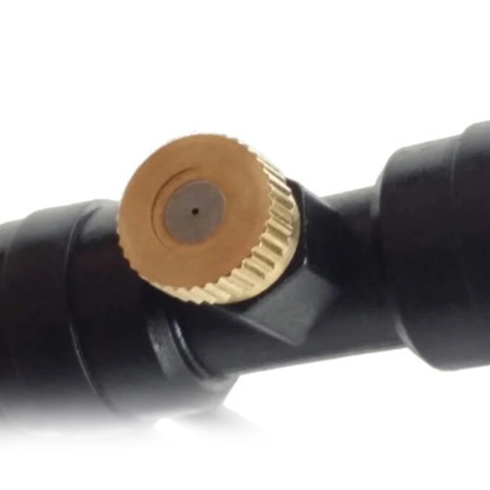 22pcs Nozzles Garden Misting Water Sprayer Anti Corrosion Leak Proof Easy Install Durable Brass Low Pressure 0.3mm Orifice