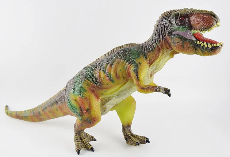 Jurassic, ультра большой звук, Имитация Динозавра, модели, экологически чистые, мягкие, Silcone T-Rex, модель, детская игрушка, Gif