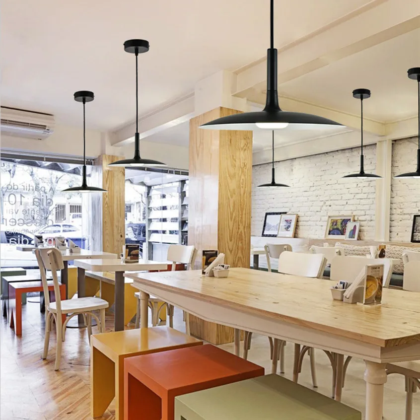 Дания дизайнер Макарон кулон НЛО светильник креативный минималистский спальня