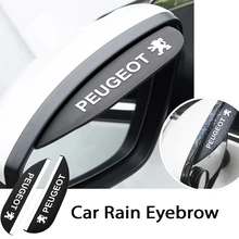 

Car Accessories Rear View Mirror Visor Vehicle Rainproof Eyebrow Rear View Mirror Windshield For Peugeot