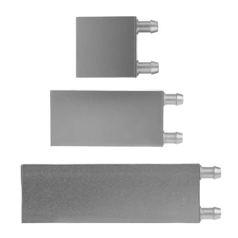 ALLOYSEED Aluminum Alloy Liquid-Water Cooling Block For Computer CPU Graphics Card Hard Disk Radiator Heat Sink System Component