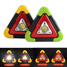 Aliexpress - 1pc Triangle Warning Sign Triangle Car LED Work light Road Safety Emergency Breakdown Alarm lamp Portable Flashing light on hand