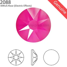 24 шт.) Оригинальные стразы Swarovski 2088 XIRIUS Electric Effect плоские стразы без горячей фиксации Стразы для украшения ногтей