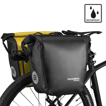 

None Bicycle Bag Portable Waterproof Cycling MTB Bike Bag Pannier Rear Rack Seat Trunk Backpack Case Bike Accessories