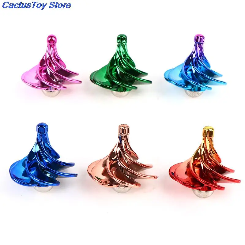Spinner Gyro Toy Inertial Fingertip Stunt Gyroscope Wind-driven Gyro Toys