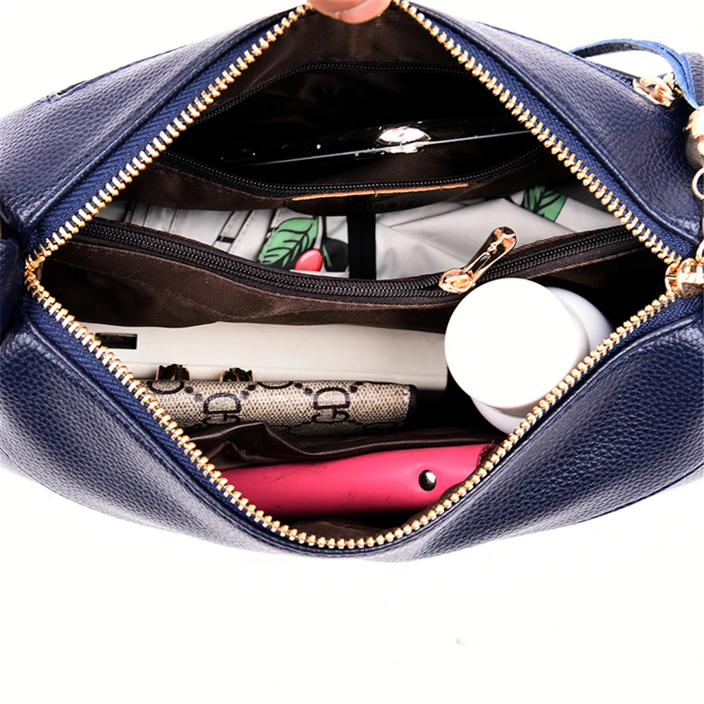 Новые кожаные роскошные сумки женские дизайнерские сумки через плечо для женщин сумки на плечо с кисточками женская сумка основная Femme женская сумка с откидной застежкой
