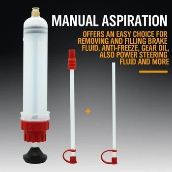 

200cc Car Oil Fluid Extractor Filling Syringe Bottle Transfer Automotive Fuel Extraction Hand Pump Dispenser Auto Accessories