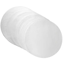 ABUI-500Pcs Круглый бумажный лоток для выпечки печенья бумажный противень для выпечки высокая температура выпечки барбекю Силиконовое масло бумага Пароварка Pa