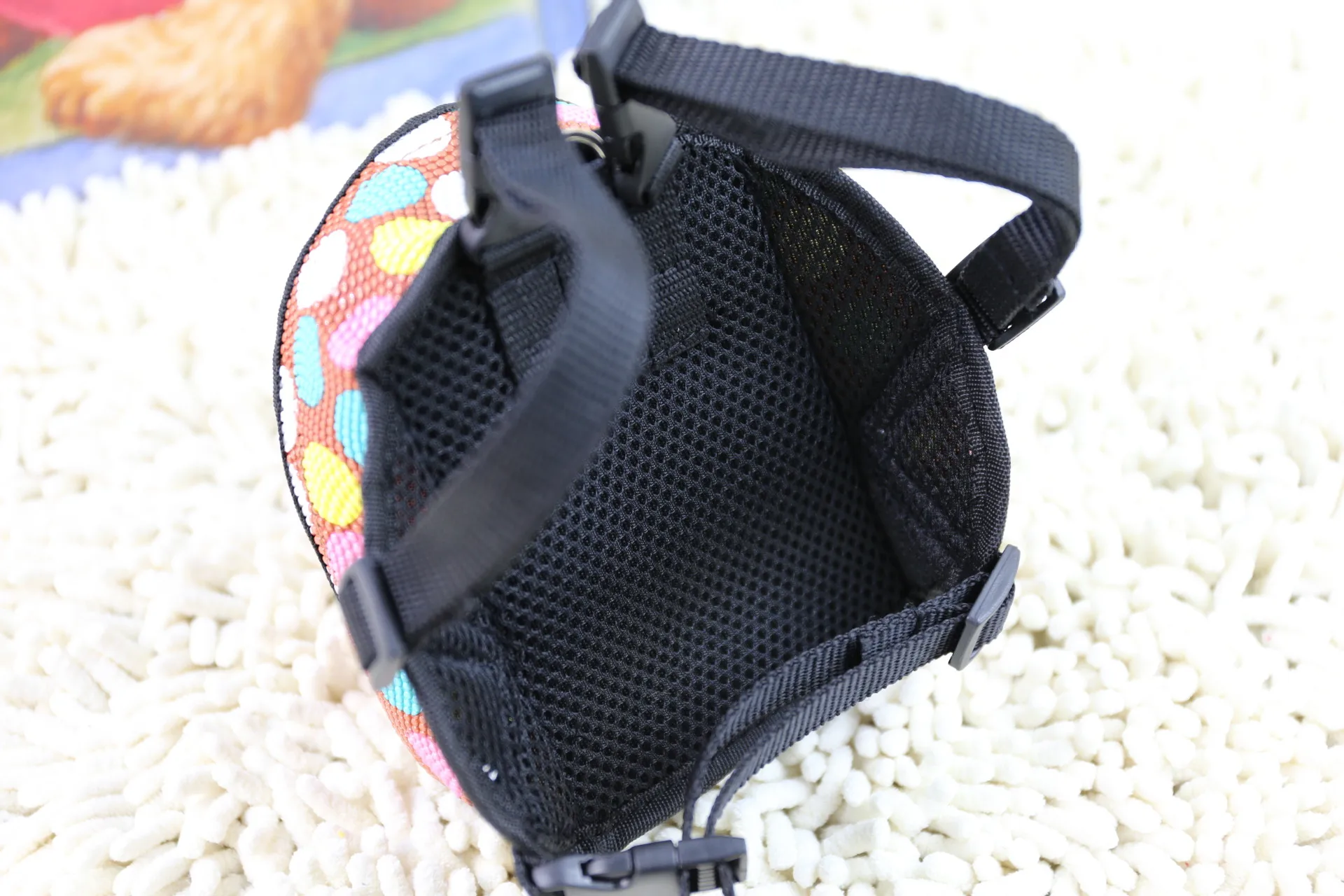 朱莉圆点宠物背包书包 (15)