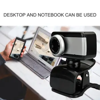 

New 50M Mega Pixel USB Digital Webcam Stylish Rotating with Clip Microphone Notebook For PC HD Web X0L6 Laptop Camera Camer P4P1