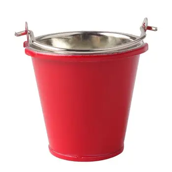 

Simulation Mini Metal Pail Bucket 1/10 Scale Accessories for RC Crawler Car R7RB