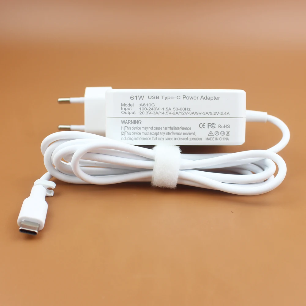 61 Вт 30 Вт 29 Вт 12 В 20,3 в 3 А Тип C USB-C адаптер питания зарядное устройство для Apple Macbook Pro 13 дюймов A1706 A1707 A1708A A1718 сделано в