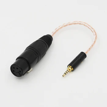 

2.5mm Trrs Balanced Male to 4-pin XLR Balanced Female Headphone Audio Adapter for Astell&Kern AK240 AK380 AK320 onkyo DP-X1 FIIO
