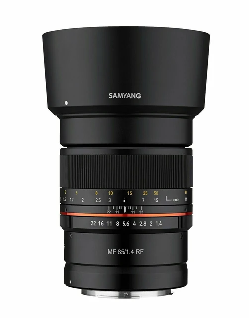 Samyang mf 85mm f1.4 umc手動フォーカス望遠レンズforsony a/e