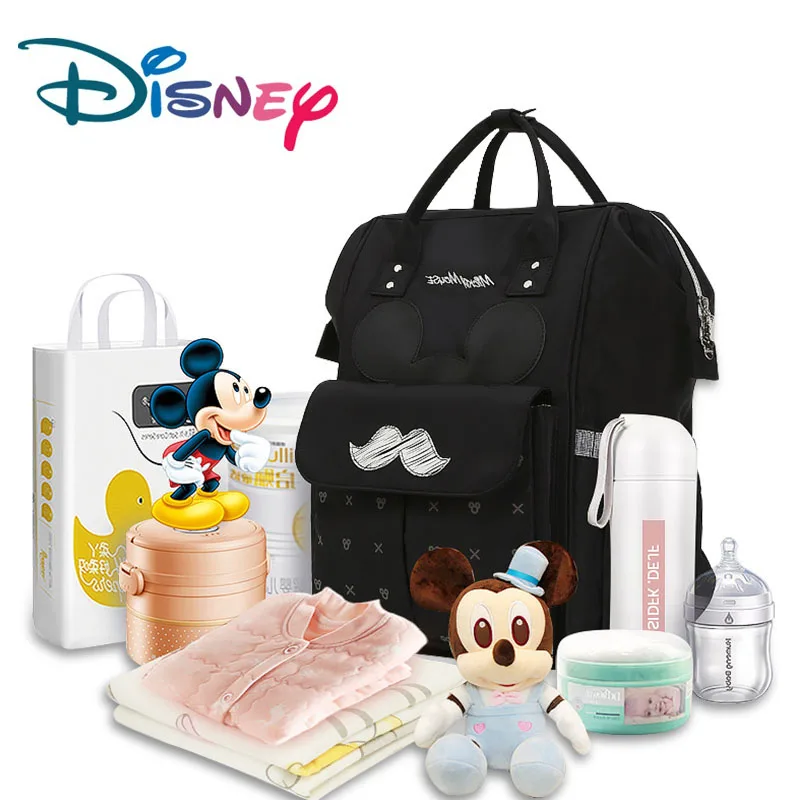 Disney USB бутылочка для кормления рюкзак путешествий детские сумки мамы сумка