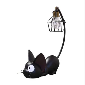 

Magic Jiji Cat Night Light Creative Home Resin Crafts Decoration