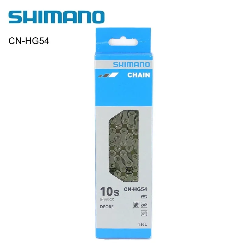 Deore xt CN-HG54 slx m6000 m610 m780 m670 bicicleta corrente hg54 10 velocidade bicicleta corrente 116l ligação mtb estrada bicicleta corrente componentes e peças