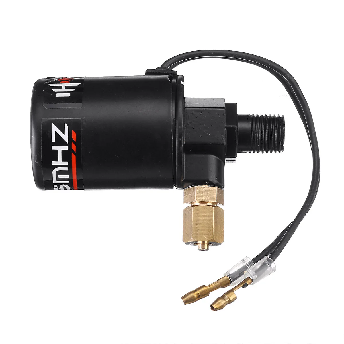 1/4 ''NPT 12V 24V рожки Электрический электромагнитный клапан для поездок на поезде, грузовик с прицепом воздушный рожок Наборы - Цвет: Черный