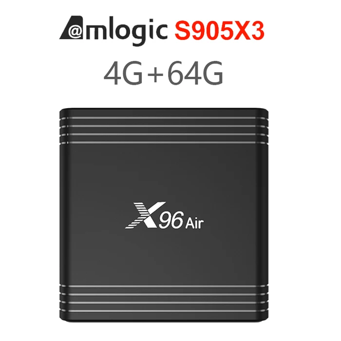 ТВ-приставка iLEPO X96 Air Amlogic S905X3 Android 9,0 4 Гб 64 ГБ 32 ГБ wifi 4K 8K 24fps Netflix 2GB16GB телеприставка PK X96 mini - Цвет: X96 4G64G