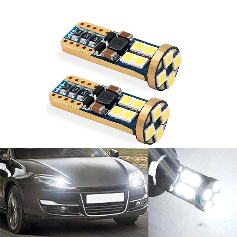 

2pcs T10 LED Bulb 3030 12LED 12V W5W led Lamp Car light 168 194 Turn Side License Plate Light car parking light clearance light