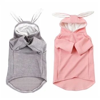 

Dog Sweater Cute Pet Neutral Clothing Cat Dog Bunny Ears Hoodie Spring Autumn Warm Sweatshirt For Small Cats And Dogs