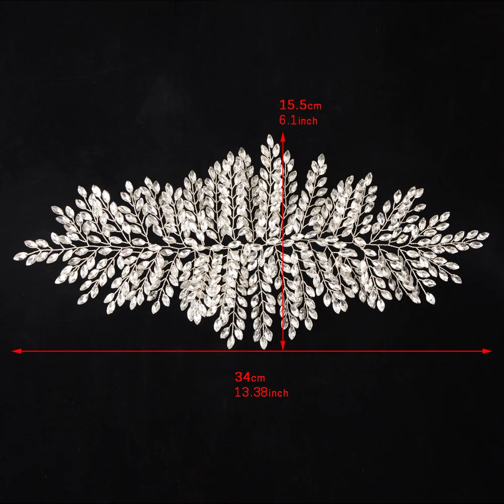 Горный хрусталь свадебный ободок аксессуары для волос; Свадебные тиара, повязка на голову и вуалью для женщин Серебряный свадебный обруч со стразами с повязкой на голову