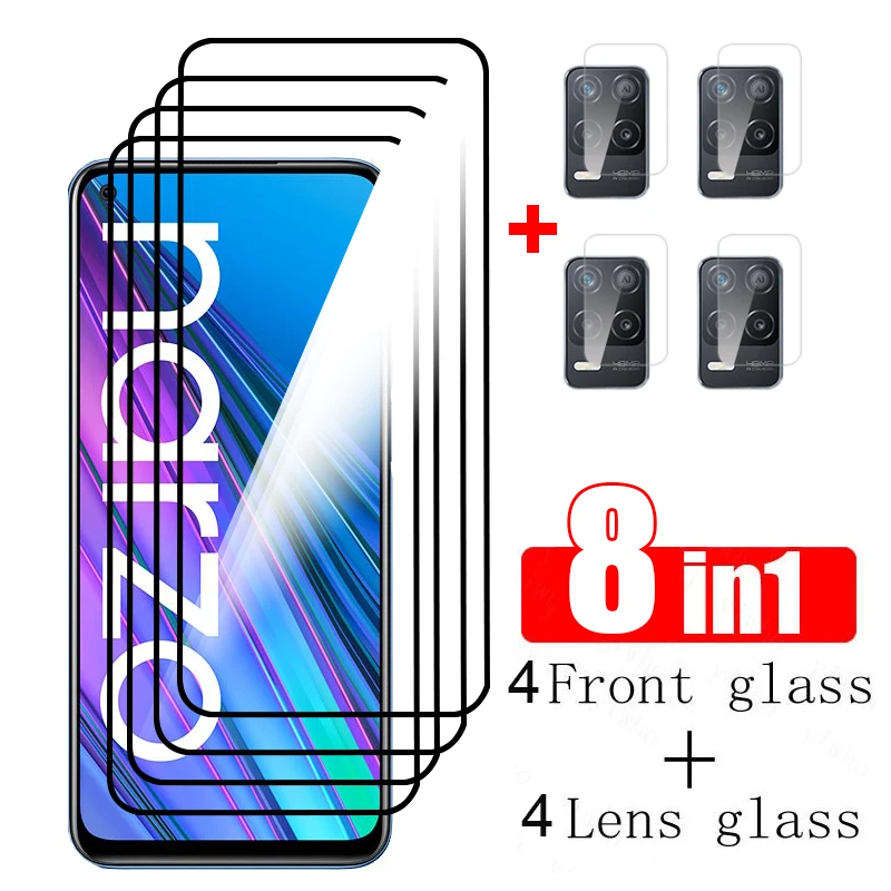 Vetro A Copertura Totale Per Oppo Realme Narzo 30 5G Vetro Per Realme Narzo 30 5G Pellicola Salvaschermo Per Realme Narzo 30 Vetro Per Lenti