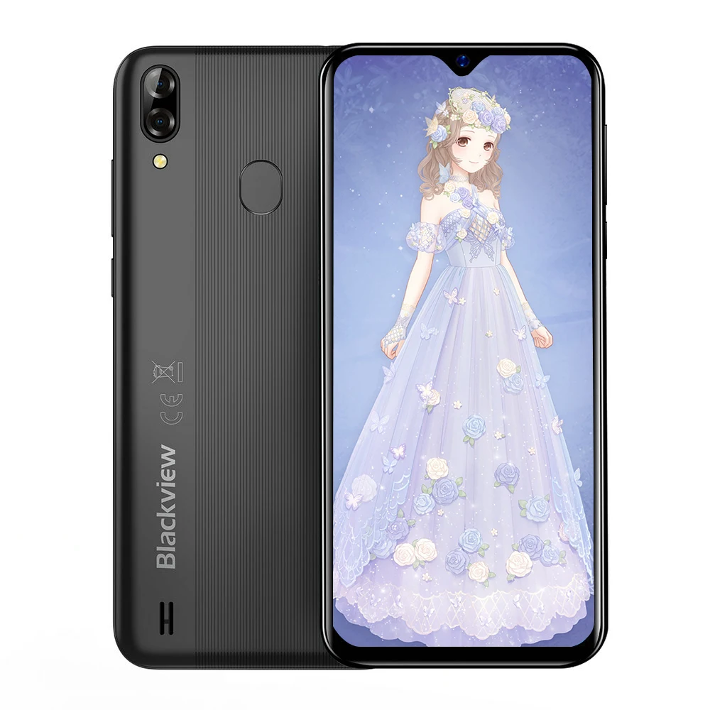 Gradient black Blackview A60 Pro смартфон 3 ГБ+ 16 Гб MT6761V мобильный телефон Android 9,0 экран капли 4080 мАч Touch ID 4G мобильный телефон - Цвет: Gradient black