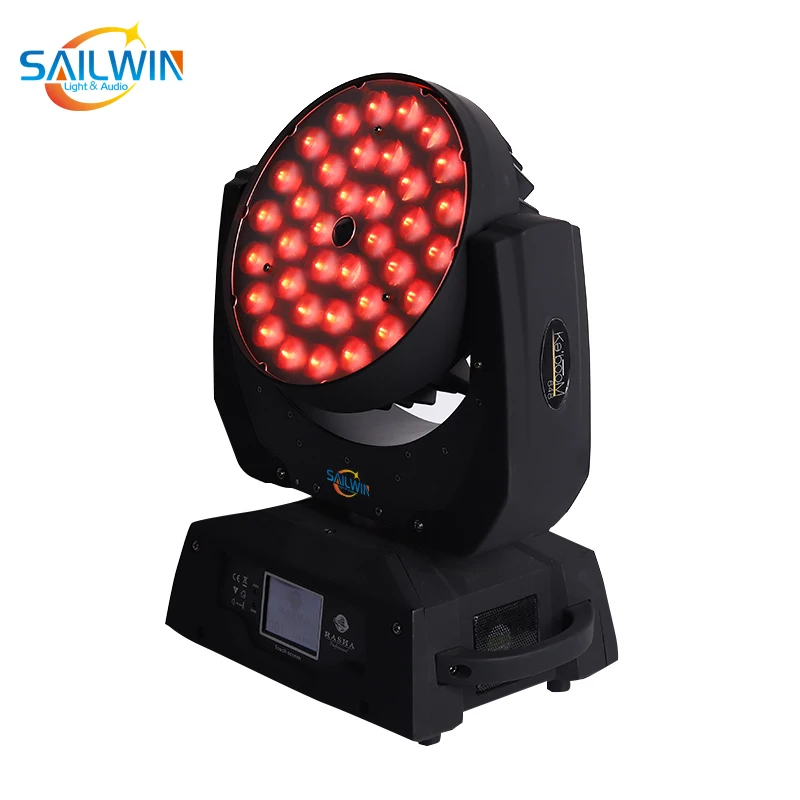 1PC PRICE Sailwin Stage Light 36x10W 4in1 RGBW ZOOM LED Moving Head Wash Light DJ Lighting For Club Event - Испускаемый цвет: 1PC PRICE