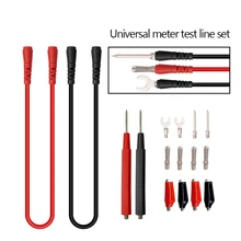 16pcs Universal Digital Multimeter Probe Test Leads Multi Meter Needle Tip Tester Lead Probe Wire Pen Cable Multimeter Feelers