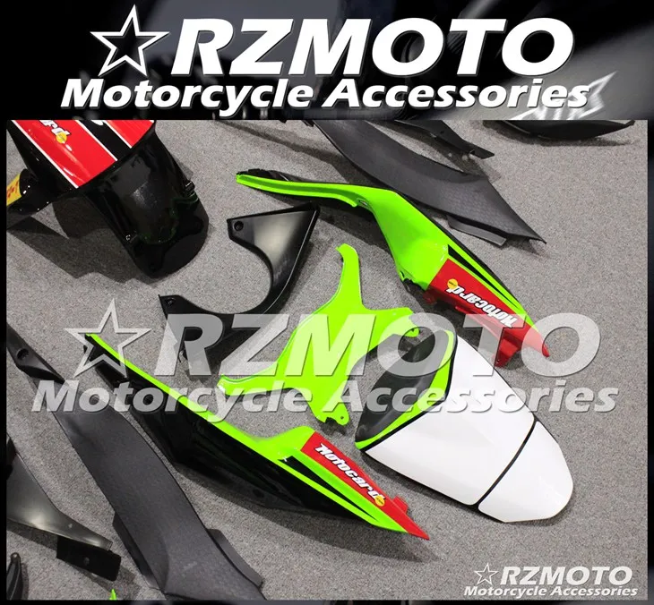 Мотоциклетный обтекатель abs Подходит для Kawasaki ZX6R 636 599 ZX-6R 2009 2010 2011 2012 корпусные детали пресс-форм Магазин № 0301