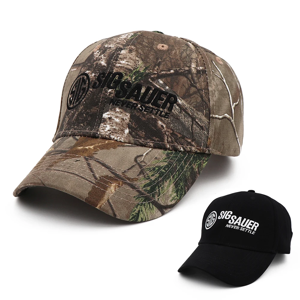 New 2021 Sig Sauer Tactical Shooting Sports Camo Baseball Cap Fishing