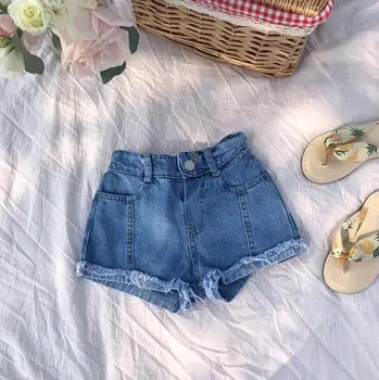 

2020 new girls denim shorts summer fashion girls shorts 1-7t HO703