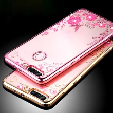 Luxus Blume Bling Glitter Weiche TPU Klar Silikon Abdeckung Für iPhone 5 S 5 SE 6 6S 7 8 plus Fall iPhone XR X XS Max 11 Pro Fällen(China)