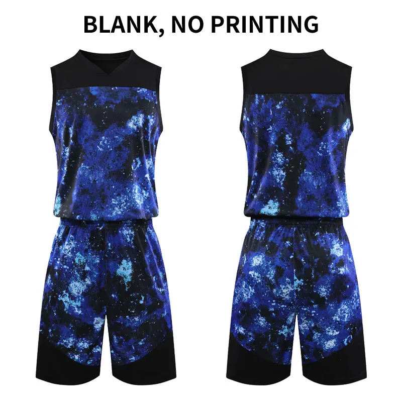 blue Youth Cheap college Basketball Jerseys Breathable Throwback custom Outdoor Running Training basketball jerseys shorts - Цвет: blue