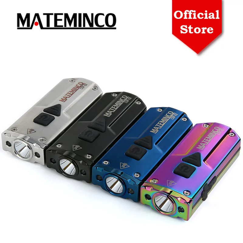 MATEMINCO CSF02 CREE XPG3 + 365 нм УФ светодиод красный светодисветодиодный 350 лм мини брелок USB