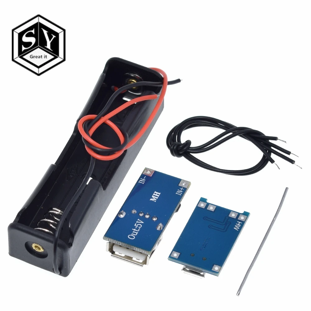 Зарядная плата TP4056 для литиевой батареи 5 В 1 А Micro USB 18650 модуль зарядного