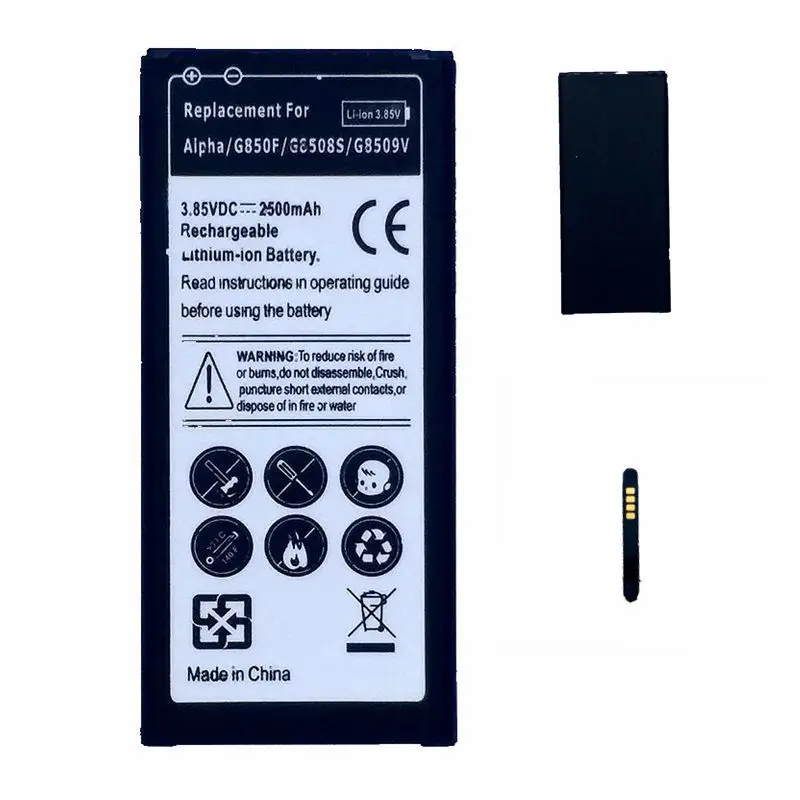 Аккумулятор для Samsung Galaxy Alpha G850F G8508S G8509V G850 G8508 G850T G850V G850M|Аккумуляторы мобильных