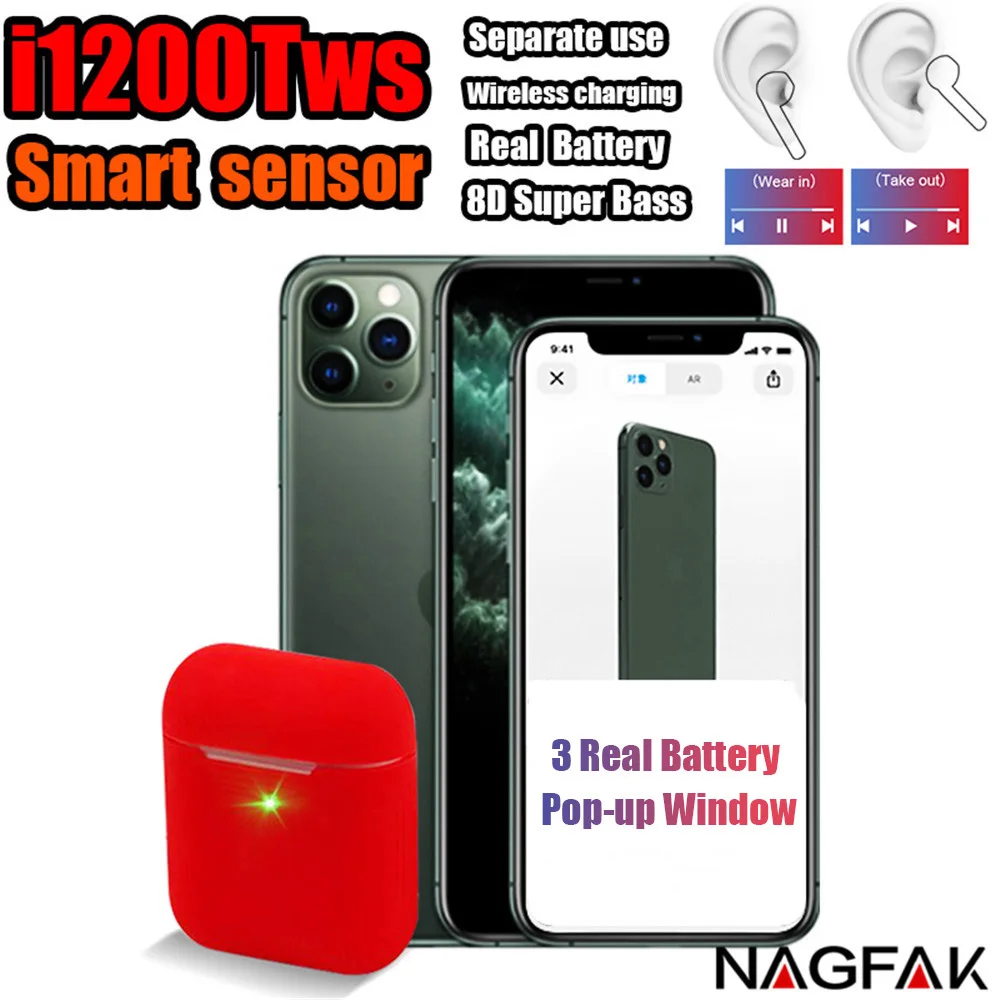 1939.55 руб. 59% СКИДКА|I1200 наушники вкладыши tws Bluetooth 5,0 смарт датчик 8D супер бас Беспроводной наушники PK i200tws i10 i30 i60 i80 i100 i200 i500 i1000 i9000 наушники вкладыши tws-in Наушники и гарнитуры from Бытовая электроника on Aliexpress.com | Alibaba Group