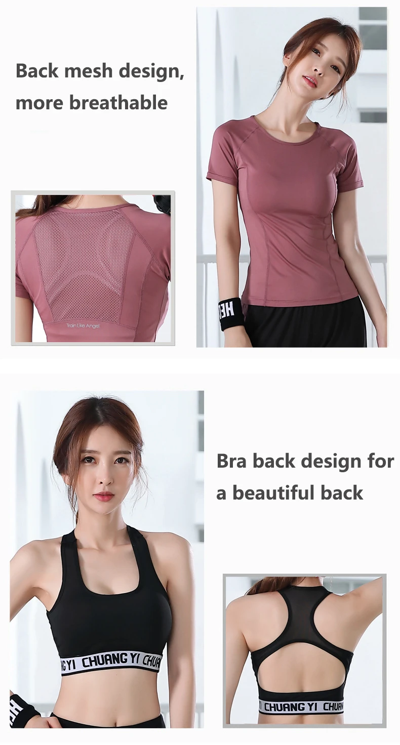 Women Tracksuit Solid Yoga Suit 3Pcs Sportwear Sexy Sport Bra Mesh Breathable Pants Run Jogging Gym Set Outdoor Fitness Clothing
