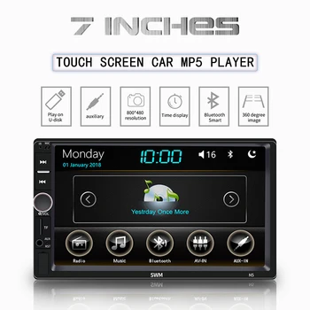 

2 Din Car Radio Player Mirror Link Bluetooth 7" Touch Screen 360 Degree Panoramic Image AM FM Autoradio Car Stereo Carplay