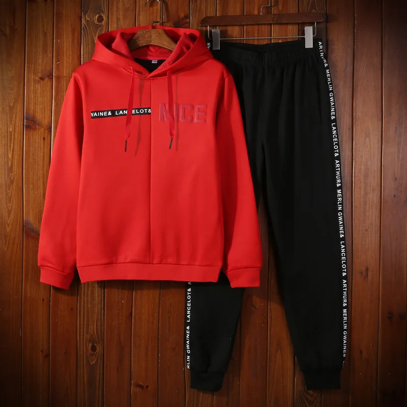 

2020 Set Sports Set Men's Spring And Autumn Men Two-Piece Set Sports Clothing Set Men's Hoodie Autumn Clothing Casual Wear