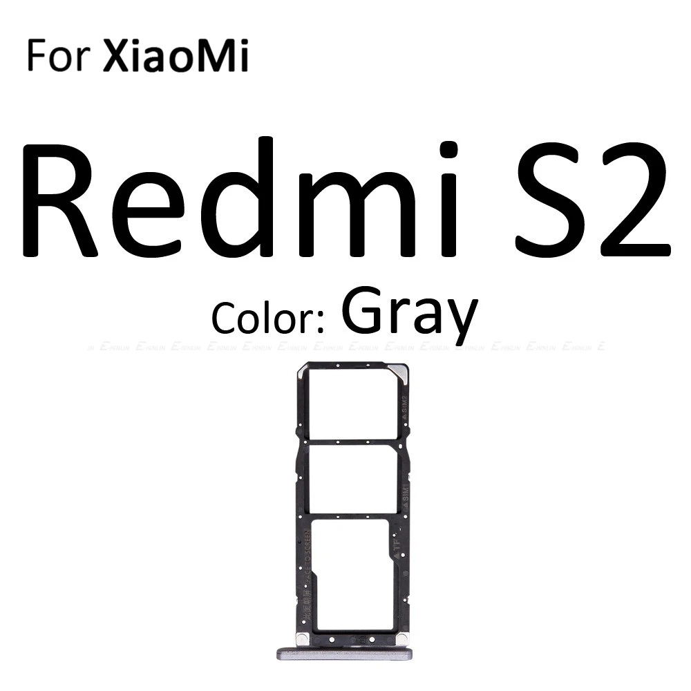 Карта Micro SD Sim карты слот, разъем для лотка адаптер Коннектор кард-ридера для XiaoMi Redmi S2 7A 6A контейнер держатель Запчасти для авто