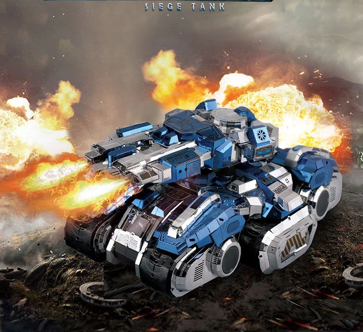 3D металлический каркас Сборная модель танк Terran 3 типа | Игрушки и хобби