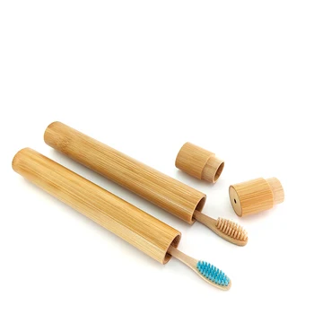 

Natural Bamboo Toothbrush Soft Fibre eco-friendly Wood Toothbrush Bamboo Handle Toothbrush with Bamboo tube