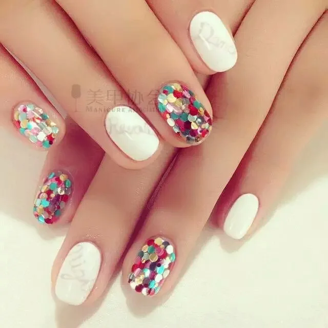 Nail Art 1 банка/коробка 10 мл розово-красные цвета микс блеск для ногтей порошок блестки порошок для украшения ногтей блестки микс конфетти ногтей